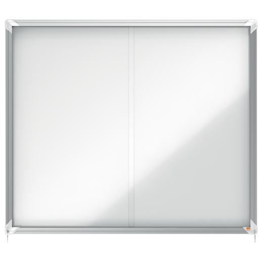Vitrina NOBO Premium Plus de puerta corredera fondo magnético 15 x hojas A4