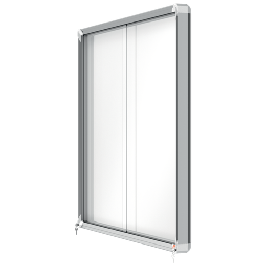 Vitrina NOBO Premium Plus de puerta corredera fondo magnético 15 x hojas A4