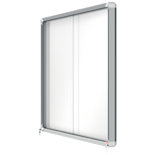 Vitrina NOBO Premium Plus de puerta corredera fondo magnético 18 x hojas A4