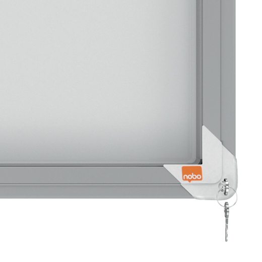 Vitrina NOBO Premium Plus de puerta corredera fondo magnético 27 x hojas A4