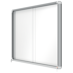 Vitrina NOBO Premium Plus de puerta corredera fondo magnético 27 x hojas A4