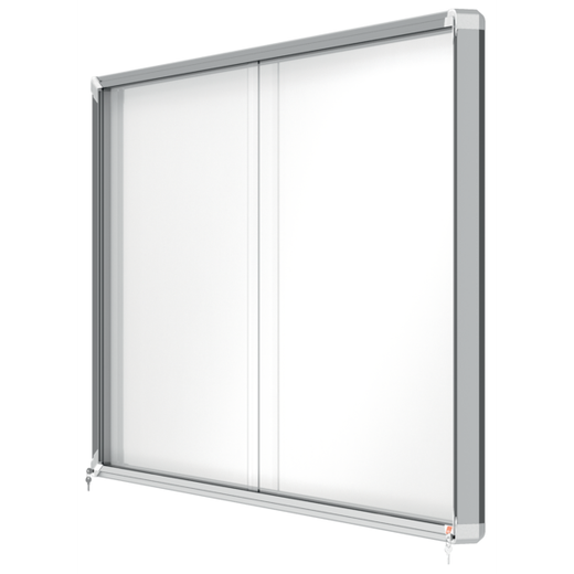 Vitrina NOBO Premium Plus de puerta corredera fondo magnético 27 x hojas A4