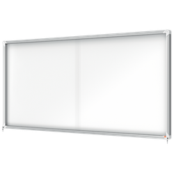 Vitrina NOBO Premium Plus de puerta corredera fondo magnético 27 x hojas A4