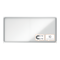 Vitrina NOBO Premium Plus de puerta corredera fondo magnético 27 x hojas A4