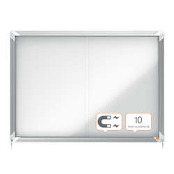 Vitrina NOBO Premium Plus de puerta corredera fondo magnético 8 x hojas A4