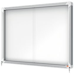 Vitrina NOBO Premium Plus de puerta corredera fondo magnético 8 x hojas A4