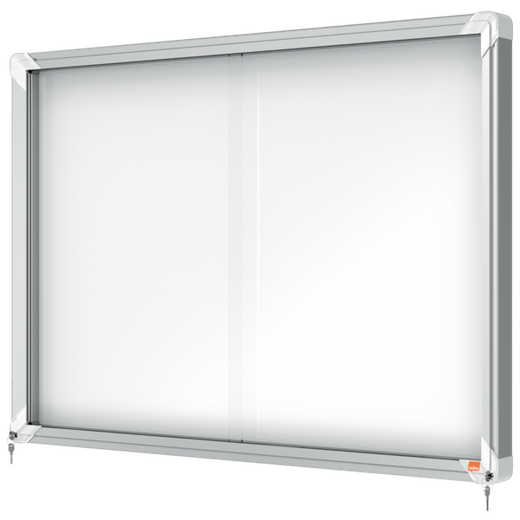 Vitrina NOBO Premium Plus de puerta corredera fondo magnético 8 x hojas A4