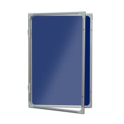 Vitrina Puerta Apertura Horizontal Moqueta Azul 10xa4