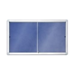 Vitrina Puerta Corredera Moqueta Azul 18xa4