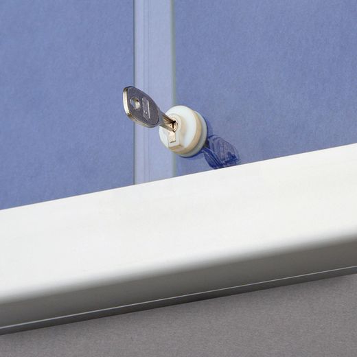 Vitrina Puerta Corredera Moqueta Azul 8xa4