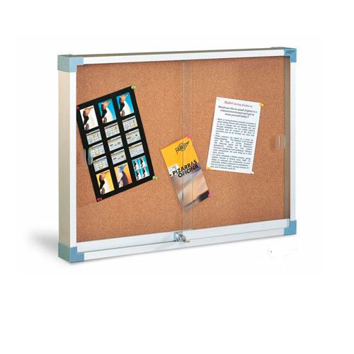 Vitrinas de anuncios con puertas de seguridad 90X120 cm
