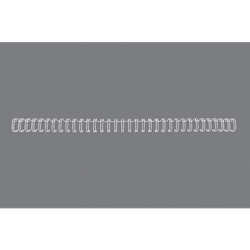 WIRE GBC Nº7 (11 mm) (Caja 100), blanco