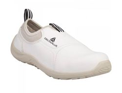 Zapatos de seguridad deltaplus microfibra pu suela pu mono-densidad color blanco talla 37
