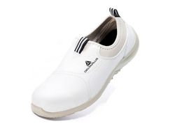 Zapatos de seguridad deltaplus microfibra pu suela pu mono-densidad color blanco talla 37