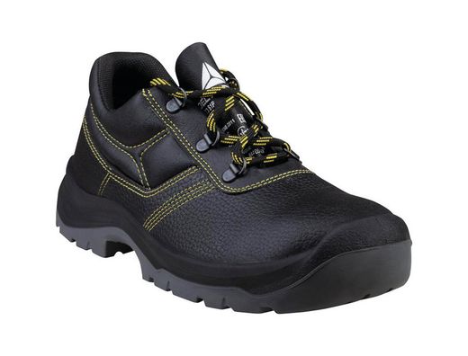Zapatos de seguridad deltaplus piel crupon pigmentada suela pu bi densidad color negro talla 38