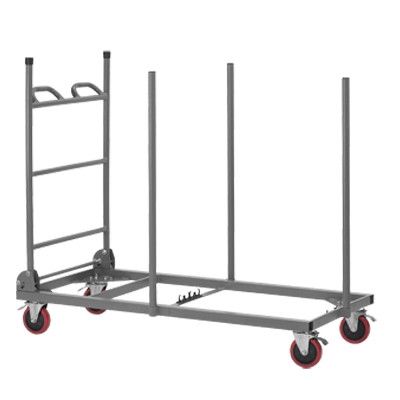Zown Carro plegable 132x62cm acero L trolley (para mesas L120)