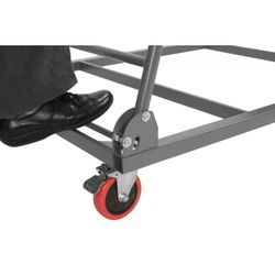 Zown Carro plegable 132x62cm acero L trolley (para mesas L120)