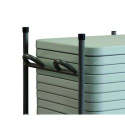 Zown Carro plegable 132x62cm acero L trolley (para mesas L120)