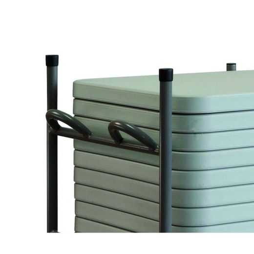 Zown Carro plegable 132x62cm acero L trolley (para mesas L120)