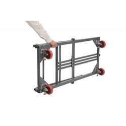 Zown Carro plegable 132x62cm acero L trolley (para mesas L120)