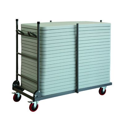 Zown Carro plegable 132x62cm acero L trolley (para mesas L120)