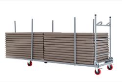 Zown Carro plegable de acero XXLtrolley (para mesas XXL)