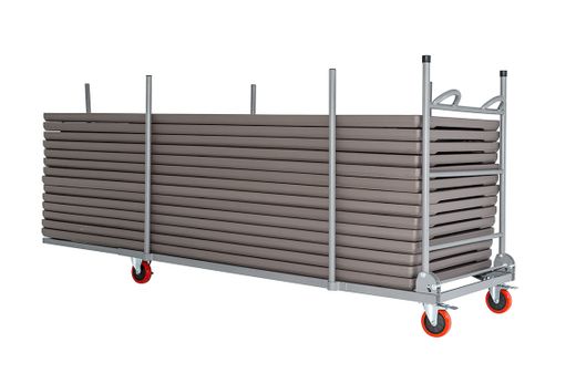 Zown Carro plegable de acero XXLtrolley (para mesas XXL)